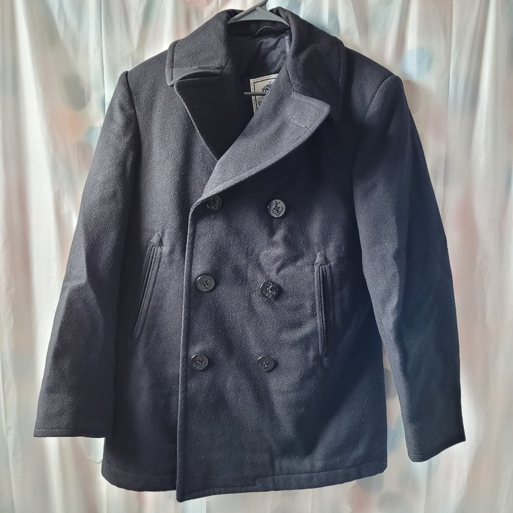 Men's US Navy DSCP Quarterdeck Collection Pea Coat
